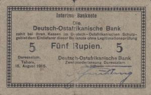 Gallery image for German East Africa p32: 5 Rupien