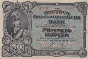 Gallery image for German East Africa p3a: 50 Rupien