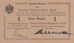 Gallery image for German East Africa p9b: 1 Rupie